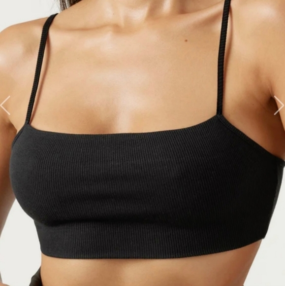 Joah Brown Square Neck Tank Bra - Picture 2 of 6